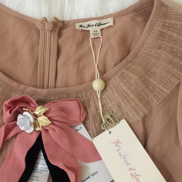 For Love & Lemons Esme Pin and Dress XS NWT - Picture 6 of 7